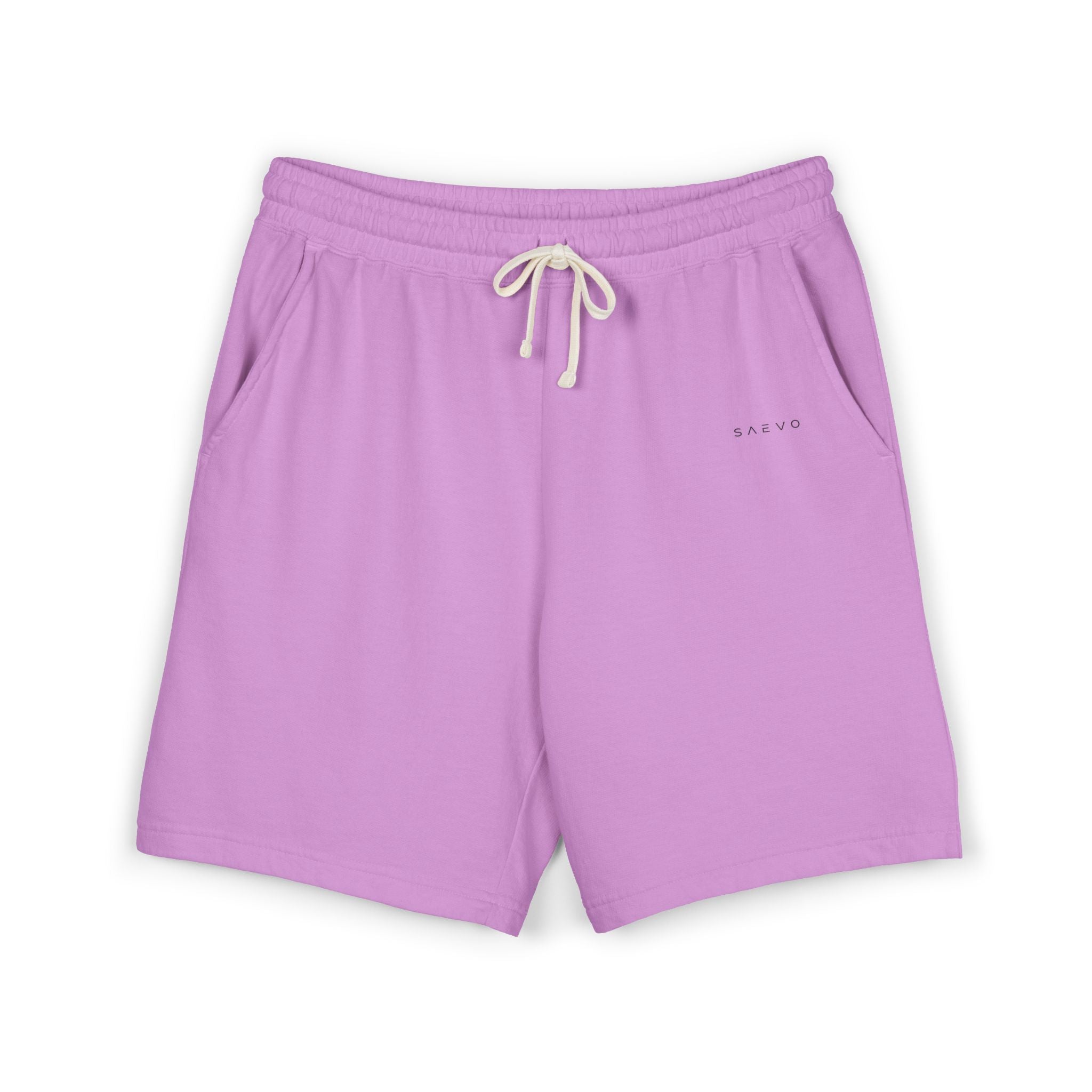 SAEVO Garment-Dyed Fleece Sweat Shorts
