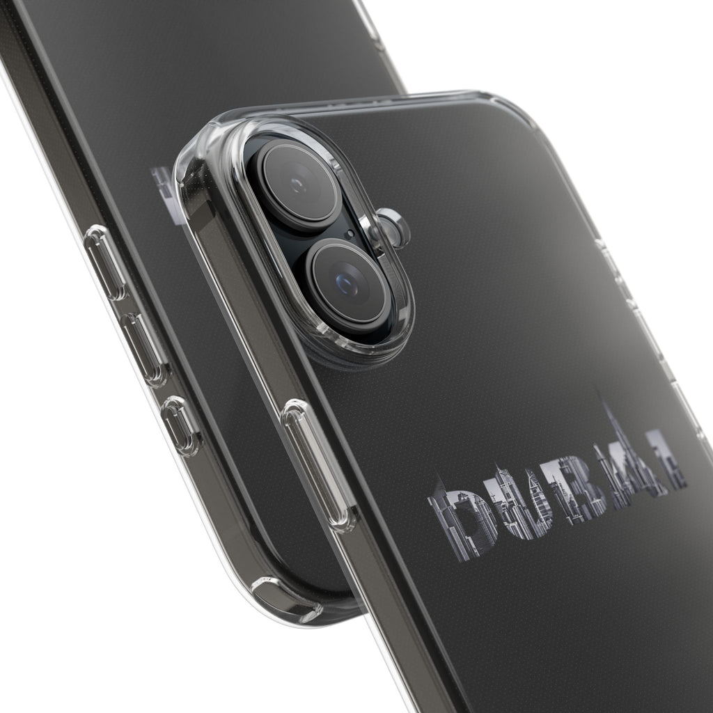 Dubai Skyline Clear Impact-Resistant Case