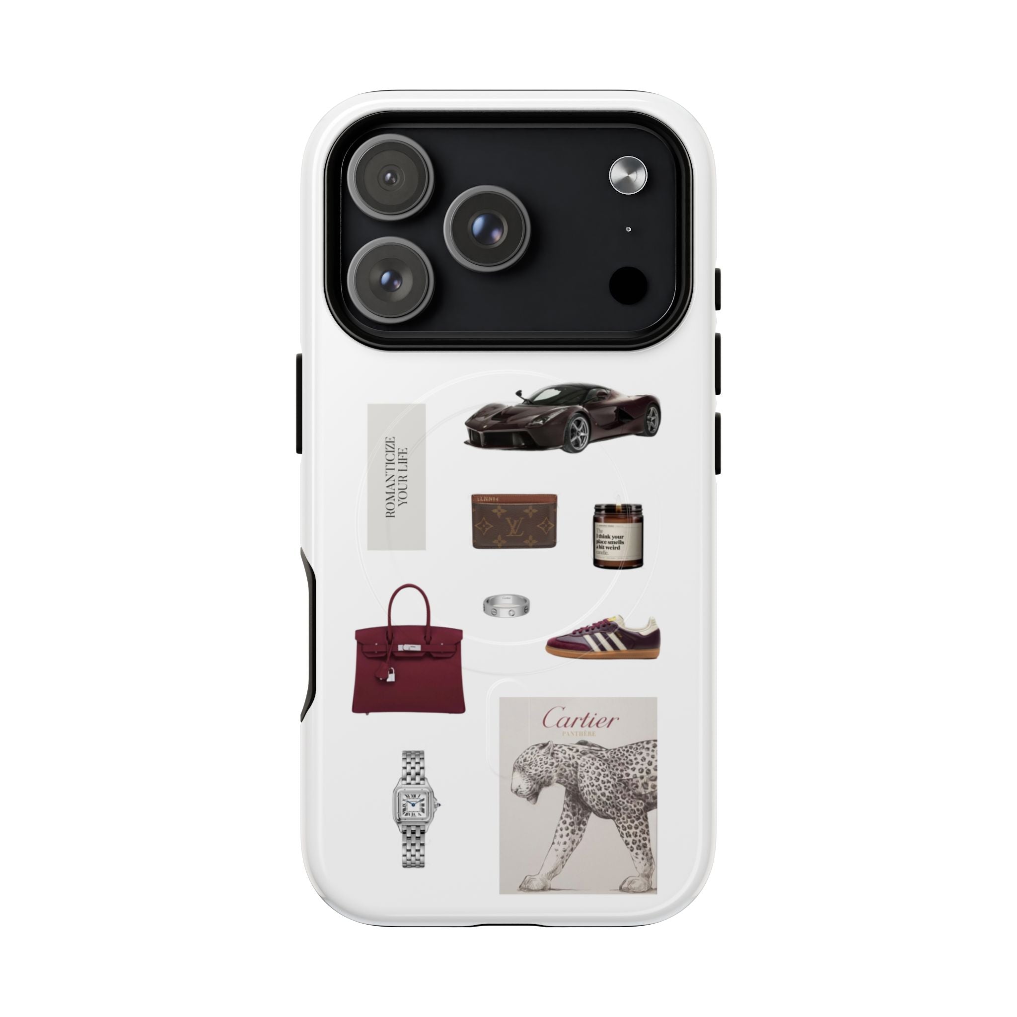 SAEVO Bordeaux Luxe Magnetic iPhone Case