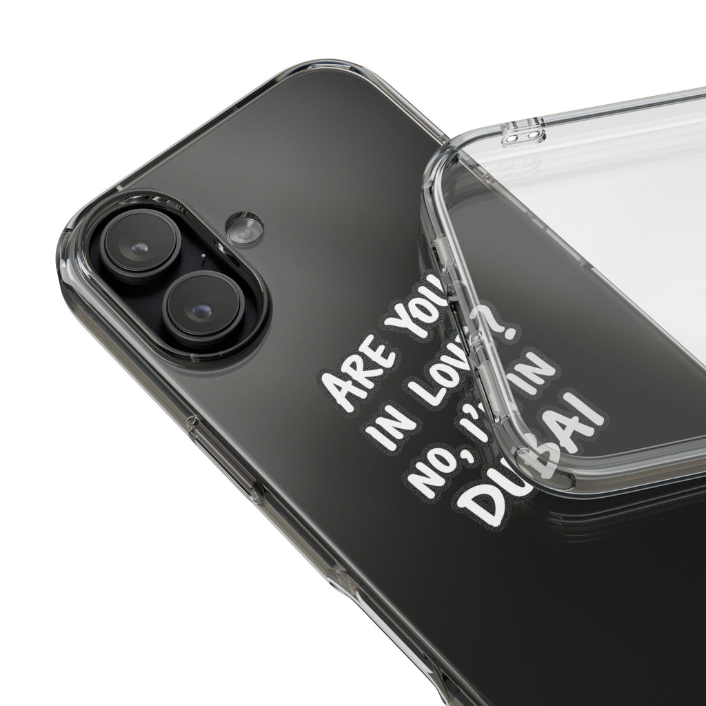 Dubai Love Clear Impact-Resistant Case