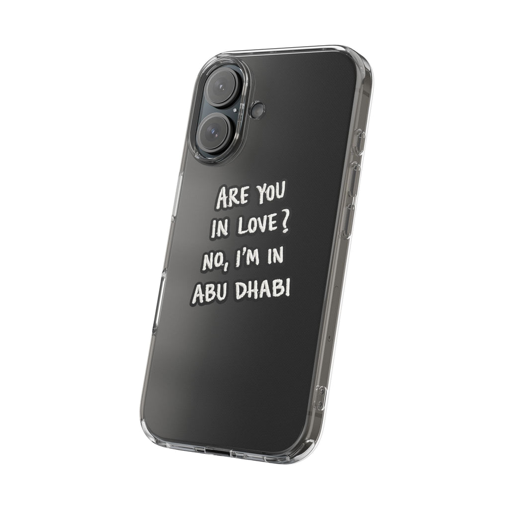 Abu Dhabi Love Clear Case