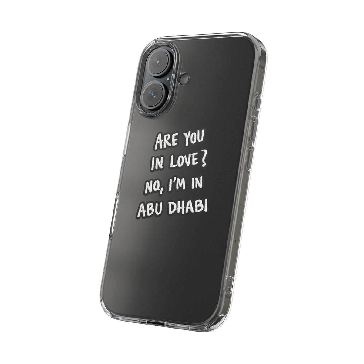 Abu Dhabi Love Clear Case