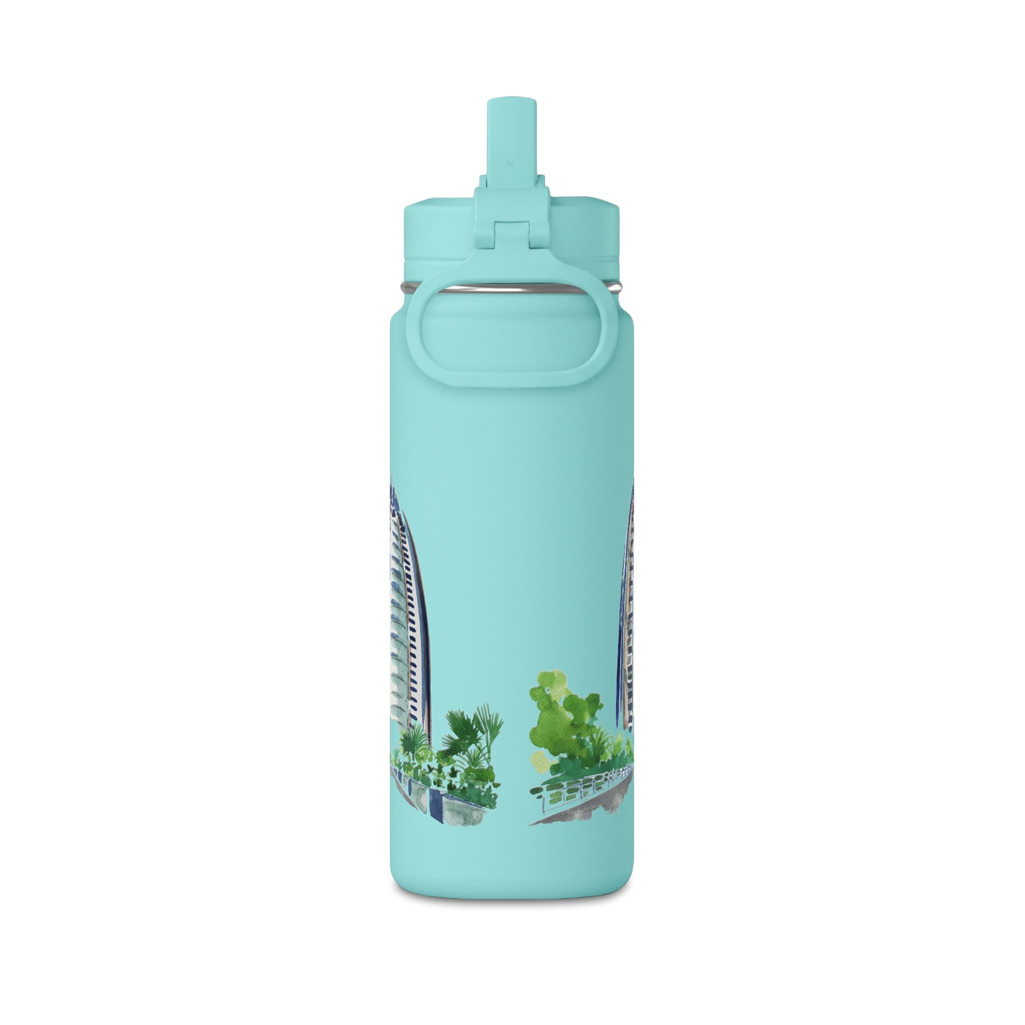 SAEVO Burj Al Arab Watercolor Mini Water Bottle – 0.6L