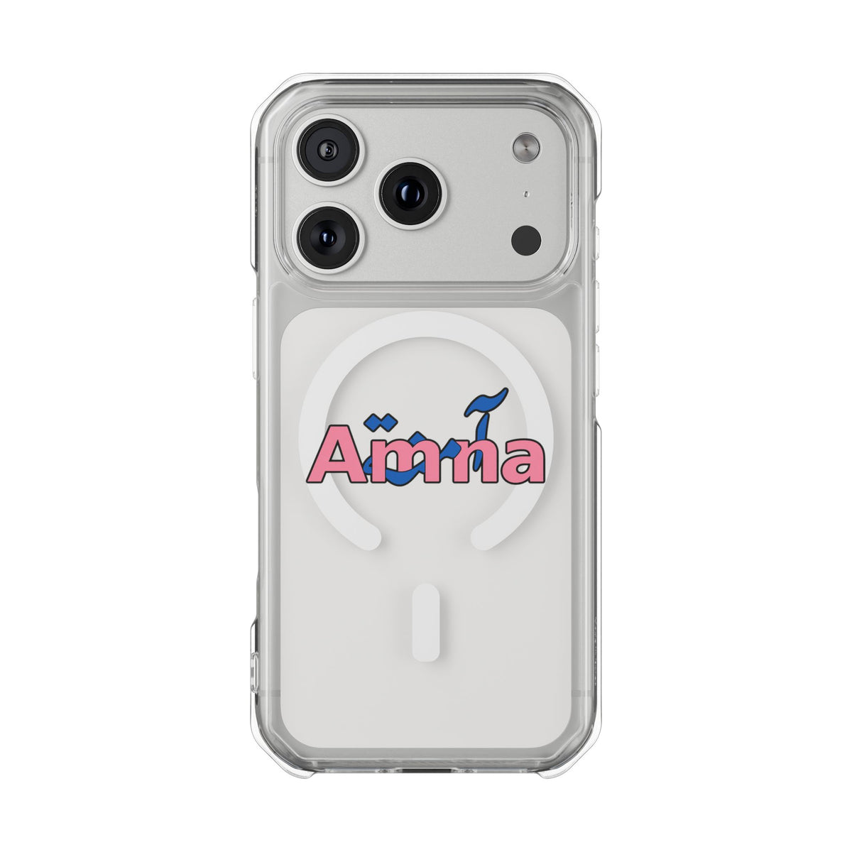 Amna Magnetic Clear iPhone Case