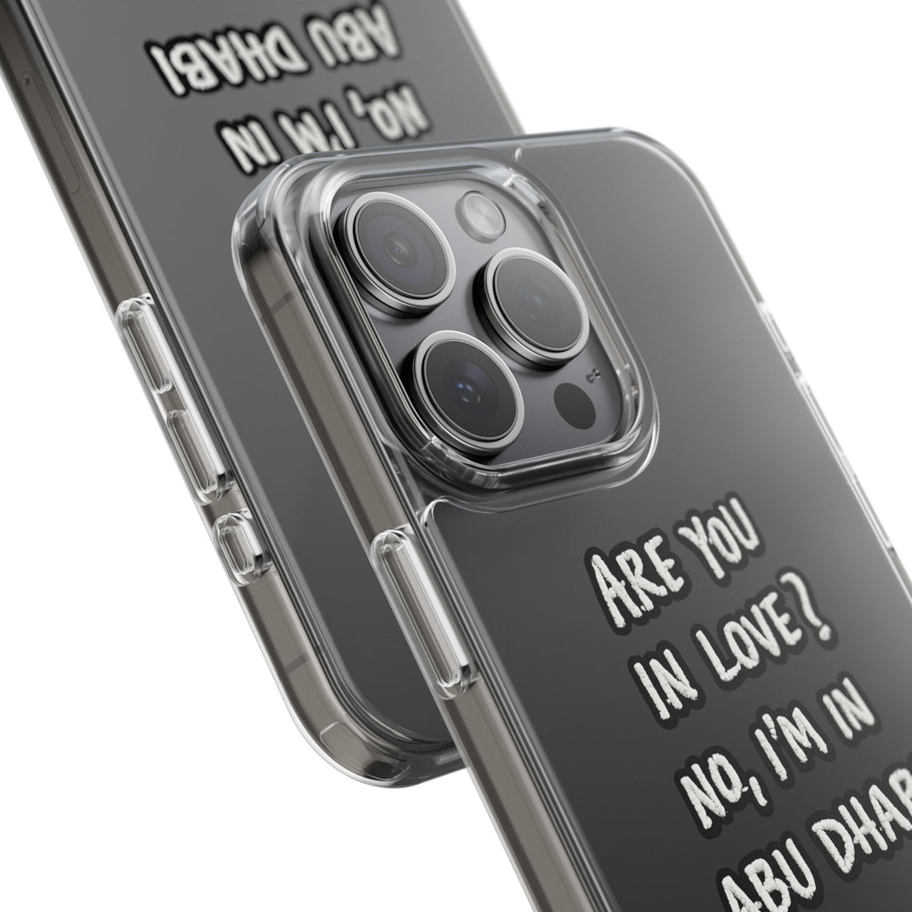 Abu Dhabi Love Clear Case