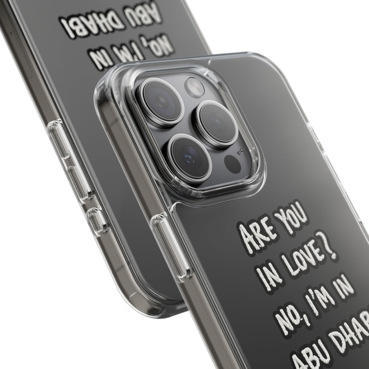 Abu Dhabi Love Clear Case