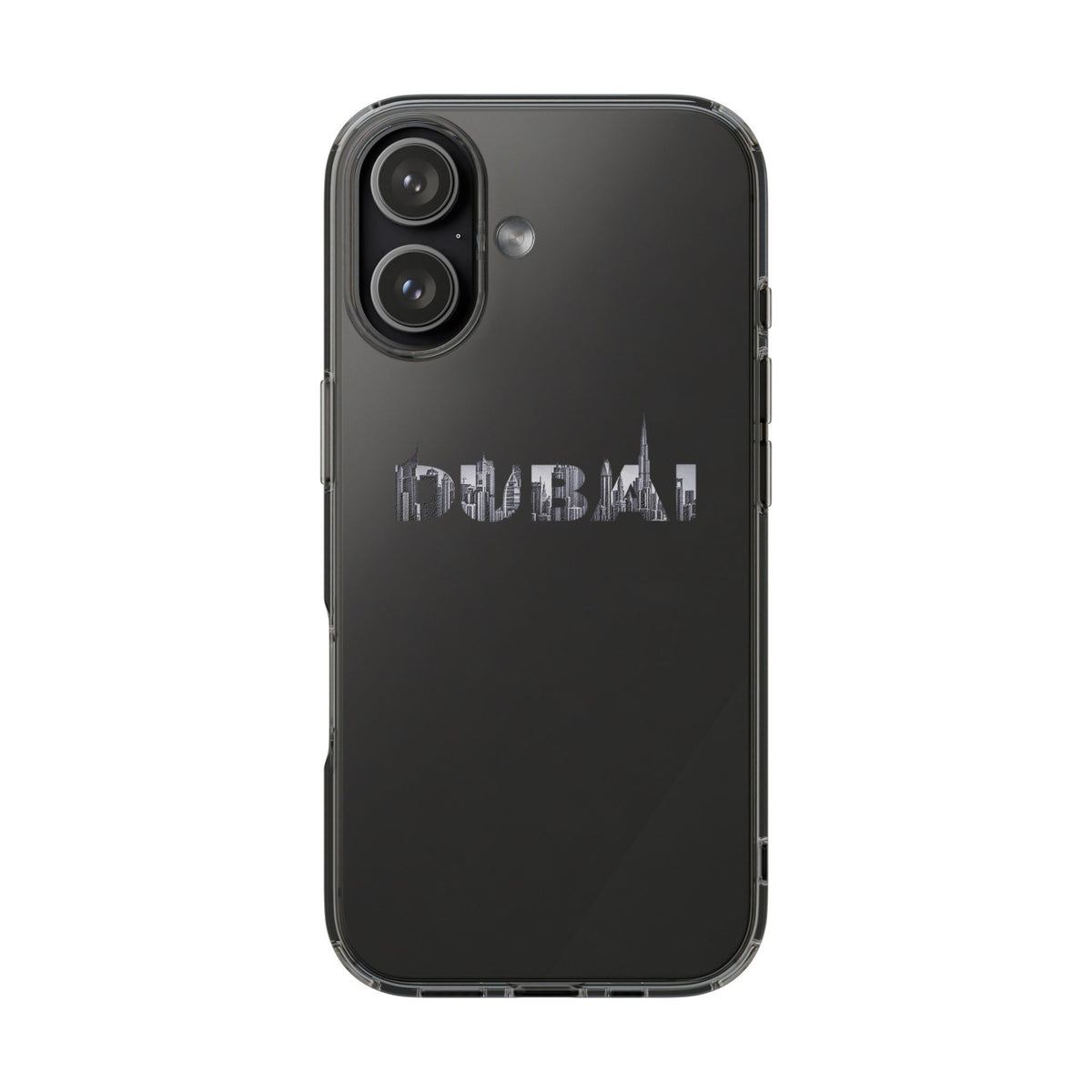 Dubai Skyline Clear Impact-Resistant Case