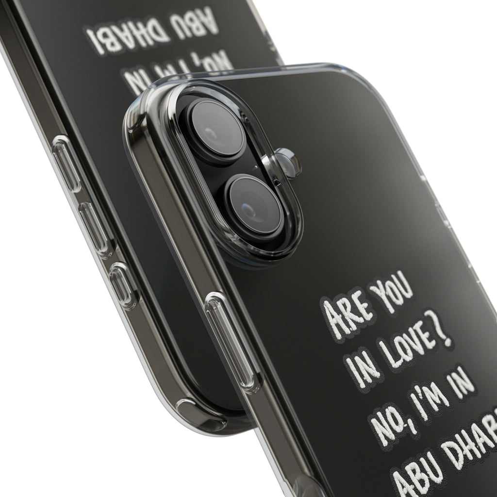 Abu Dhabi Love Clear Case