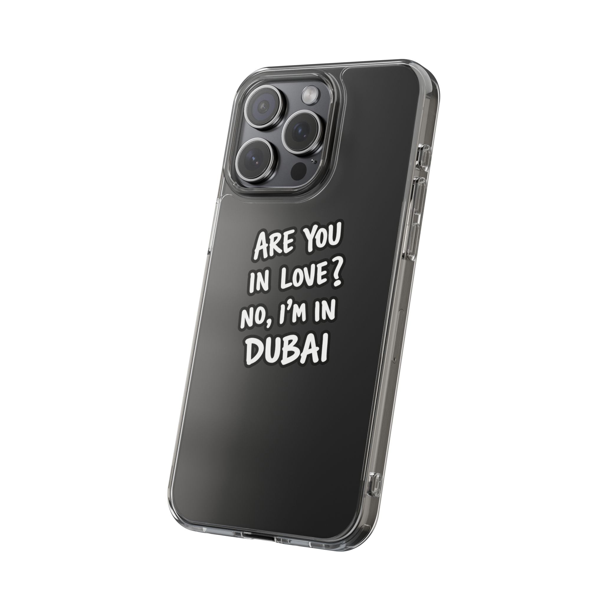 Dubai Love Clear Impact-Resistant Case