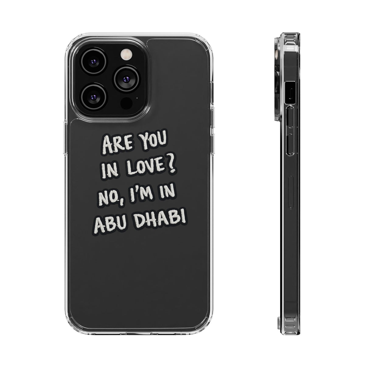 Abu Dhabi Love Clear Case