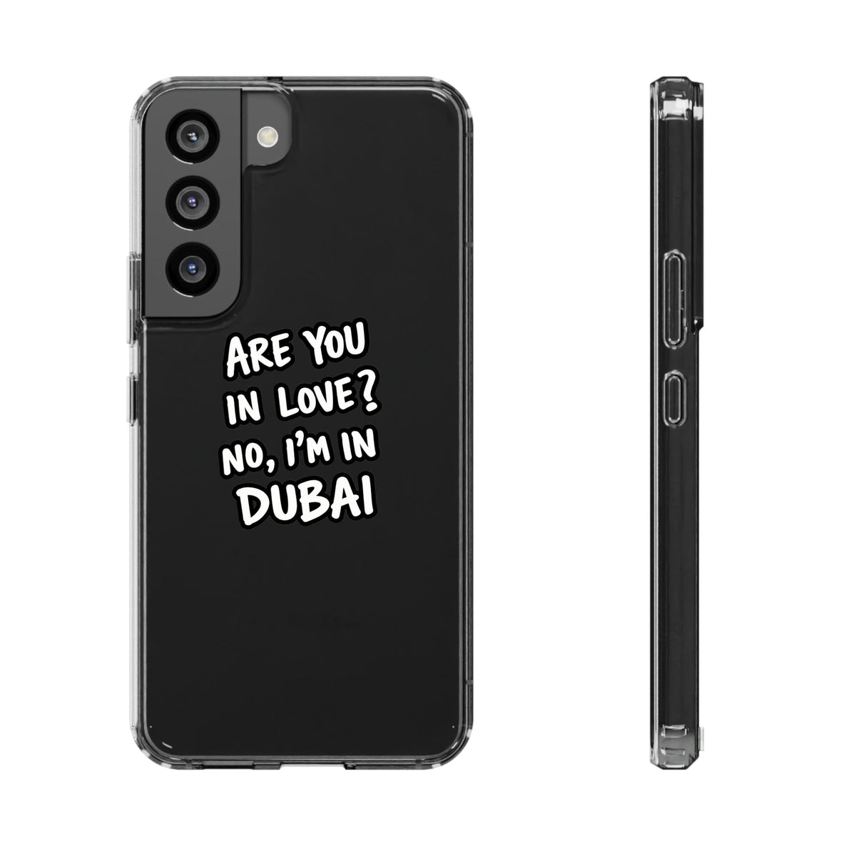 Dubai Love Clear Impact-Resistant Case