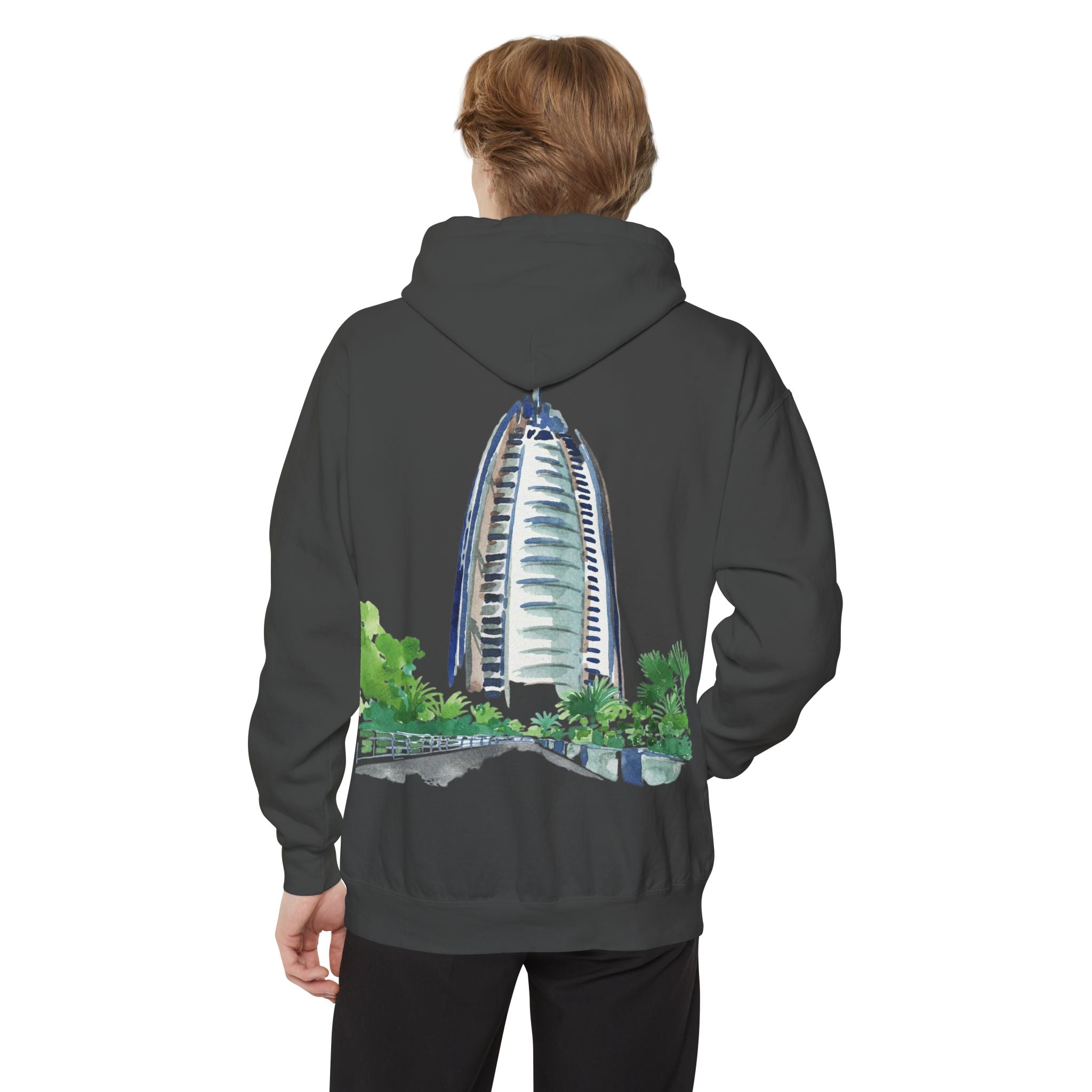 SAEVO Burj Al Arab Watercolor Hoodie