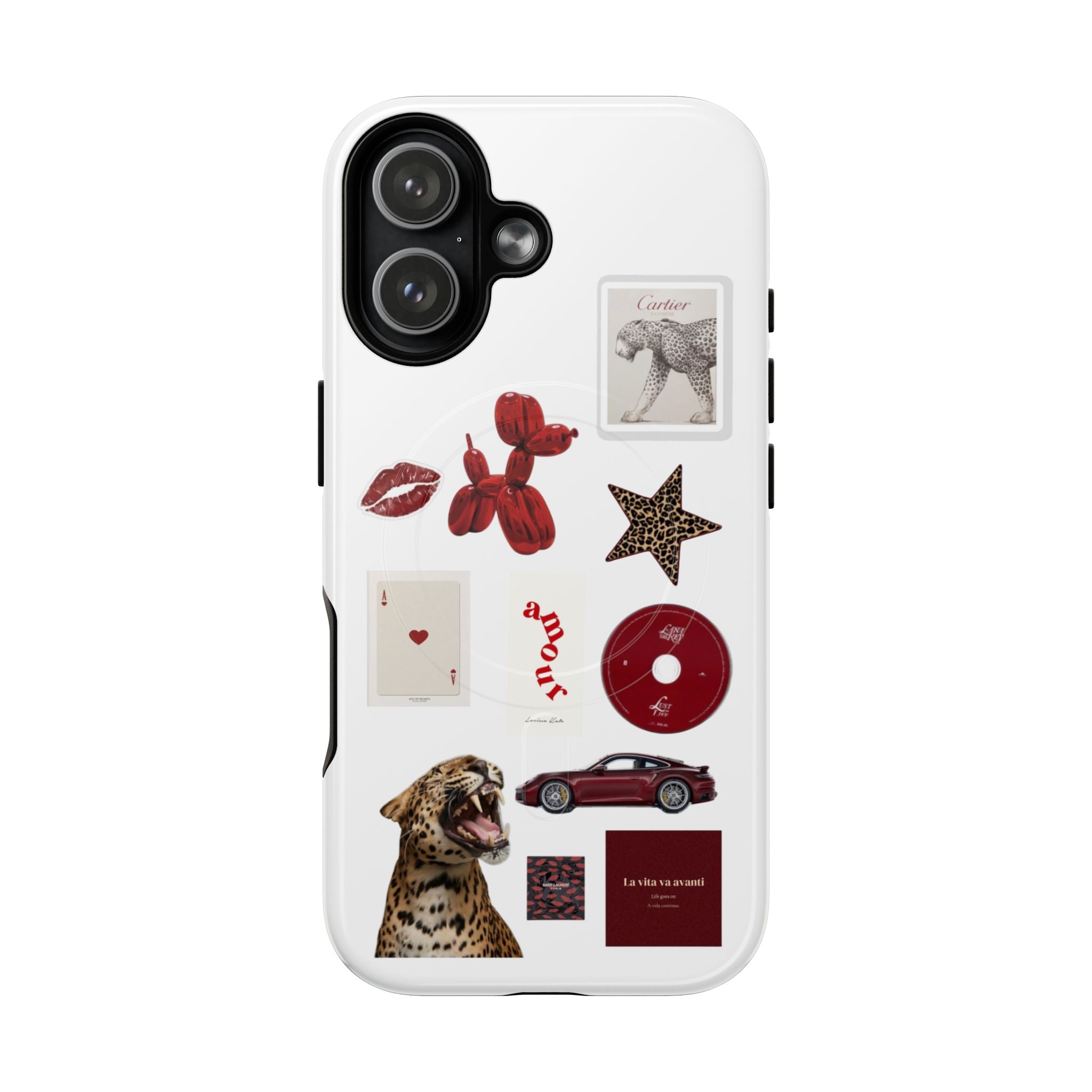 SAEVO Crimson Instinct Magnetic iPhone Case