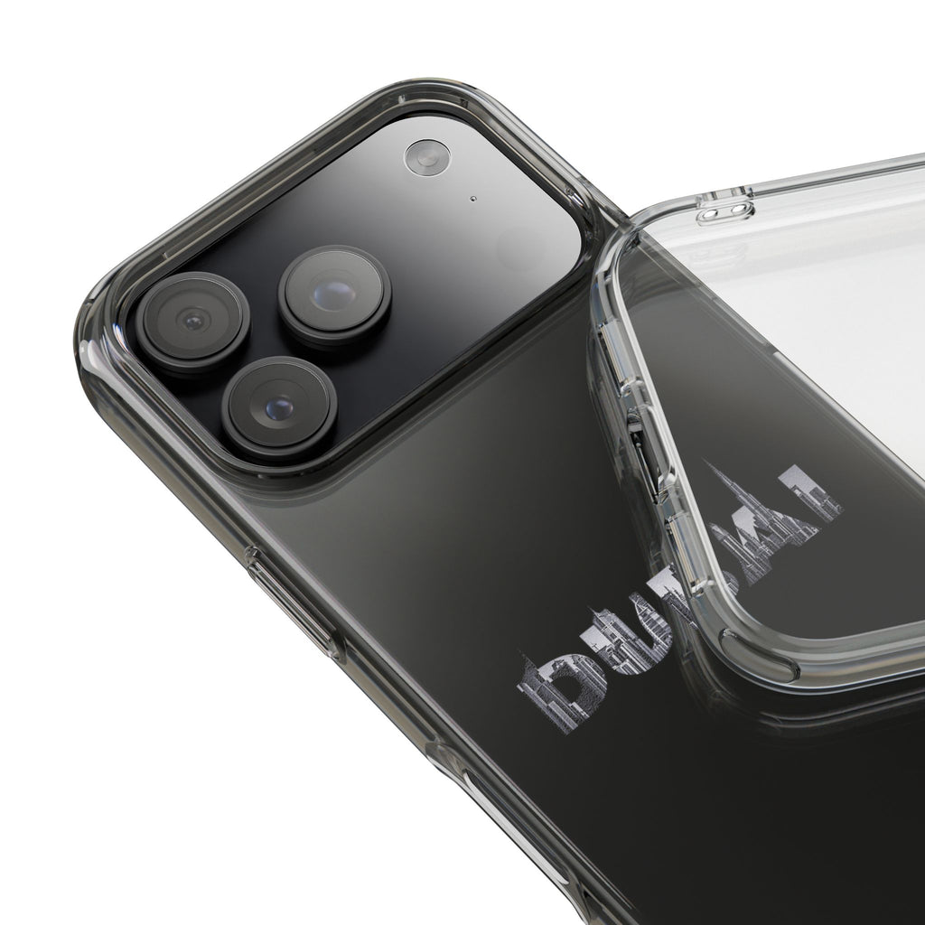 Dubai Skyline Clear Impact-Resistant Case