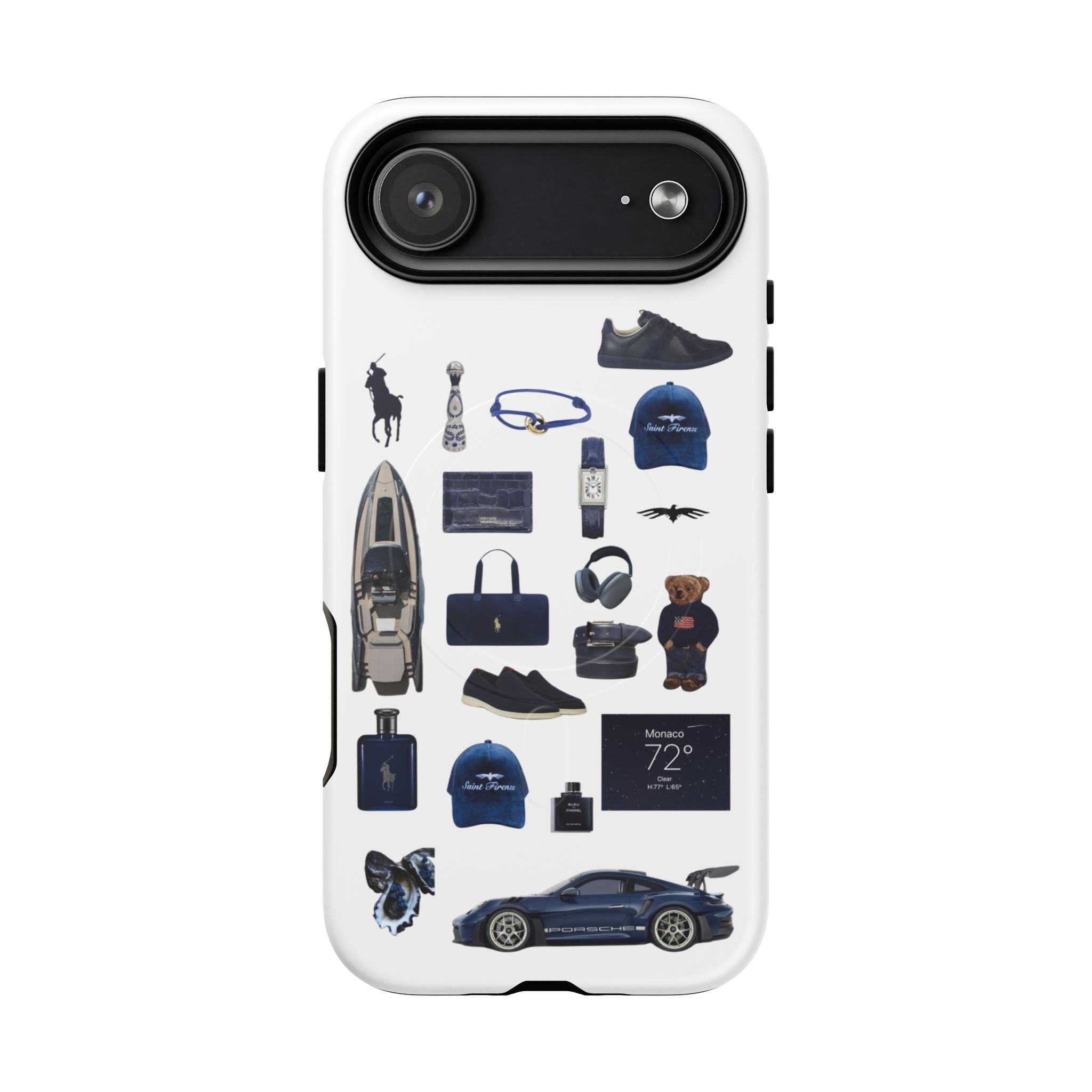SAEVO Riviera Blue Magnetic iPhone Case