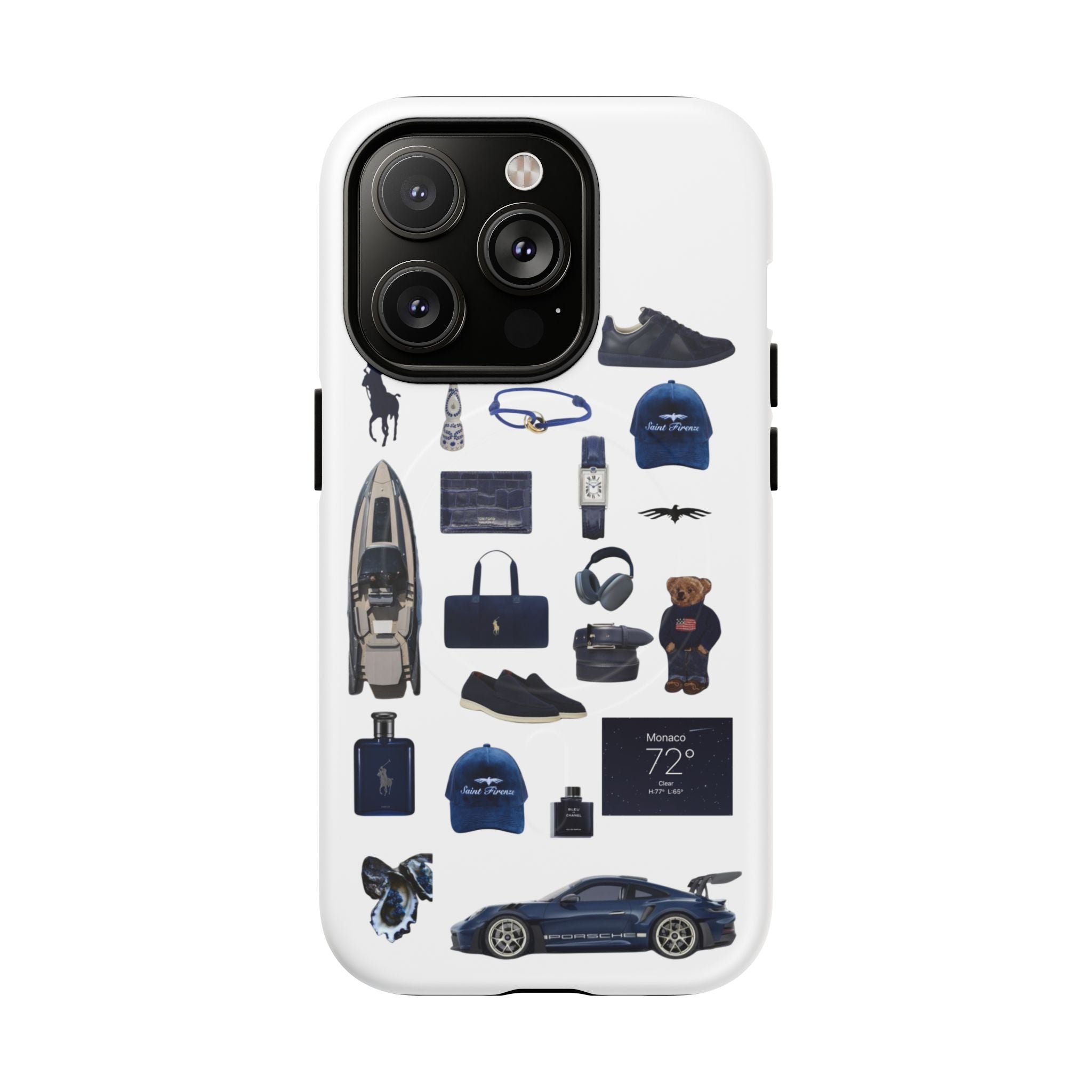 SAEVO Riviera Blue Magnetic iPhone Case