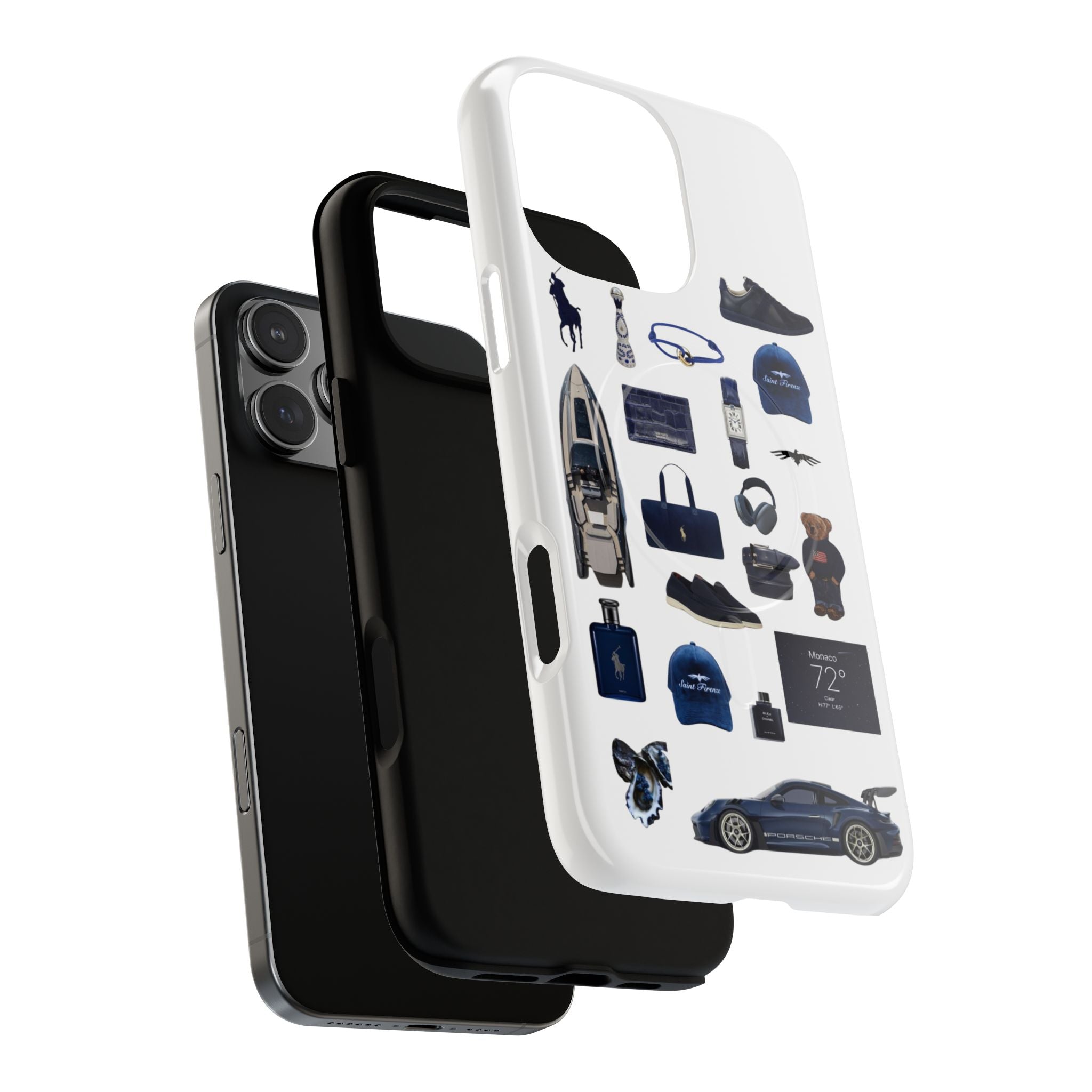 SAEVO Riviera Blue Magnetic iPhone Case