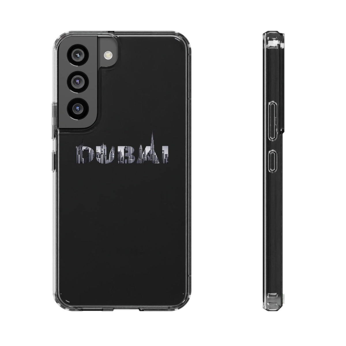 Dubai Skyline Clear Impact-Resistant Case