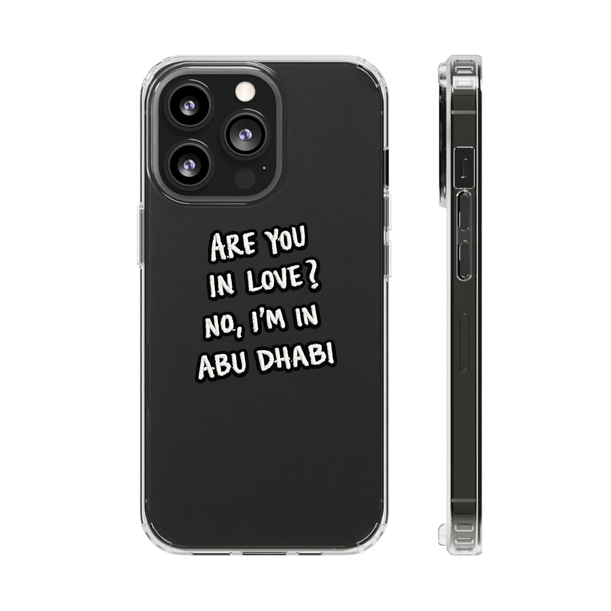 Abu Dhabi Love Clear Case