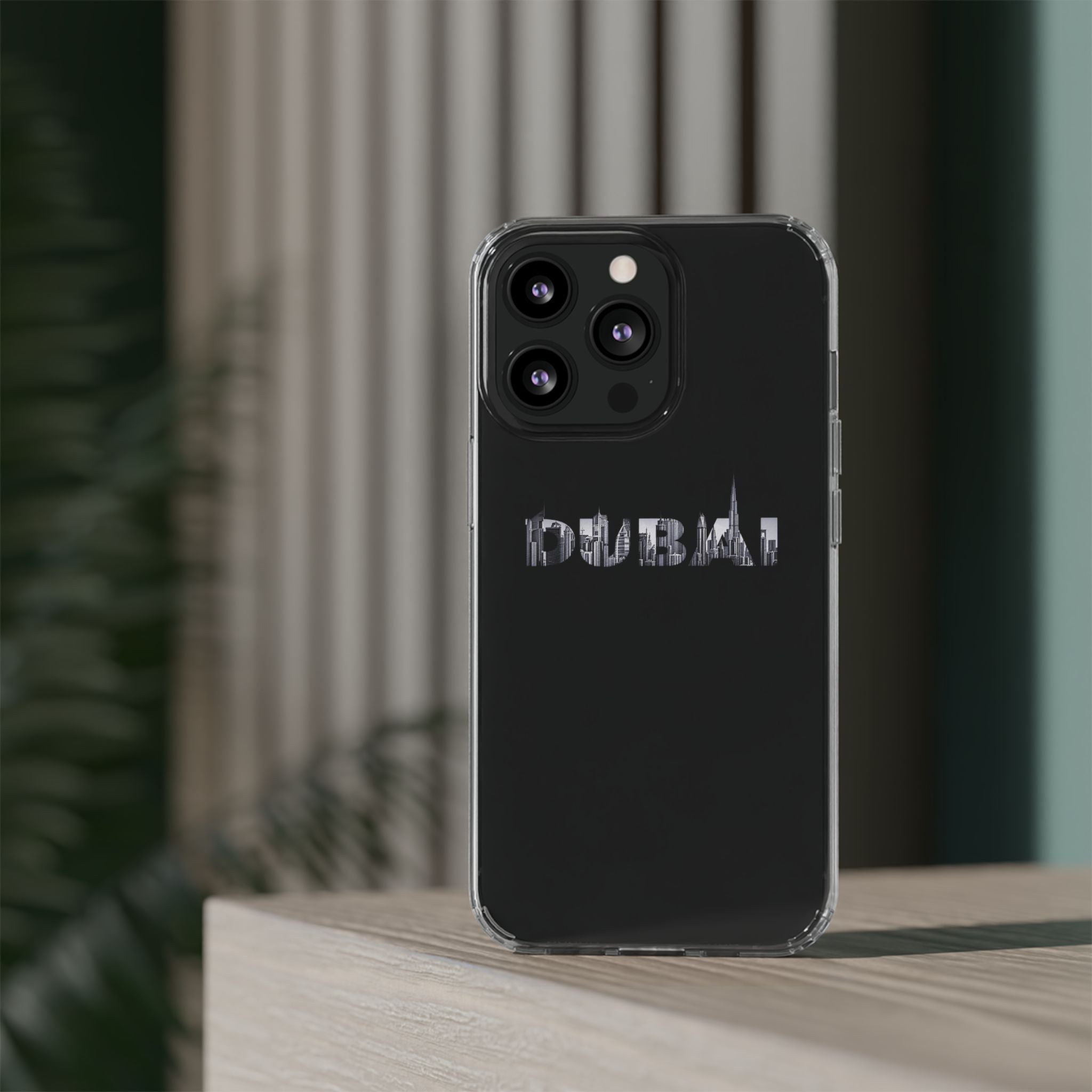 Dubai Skyline Clear Impact-Resistant Case