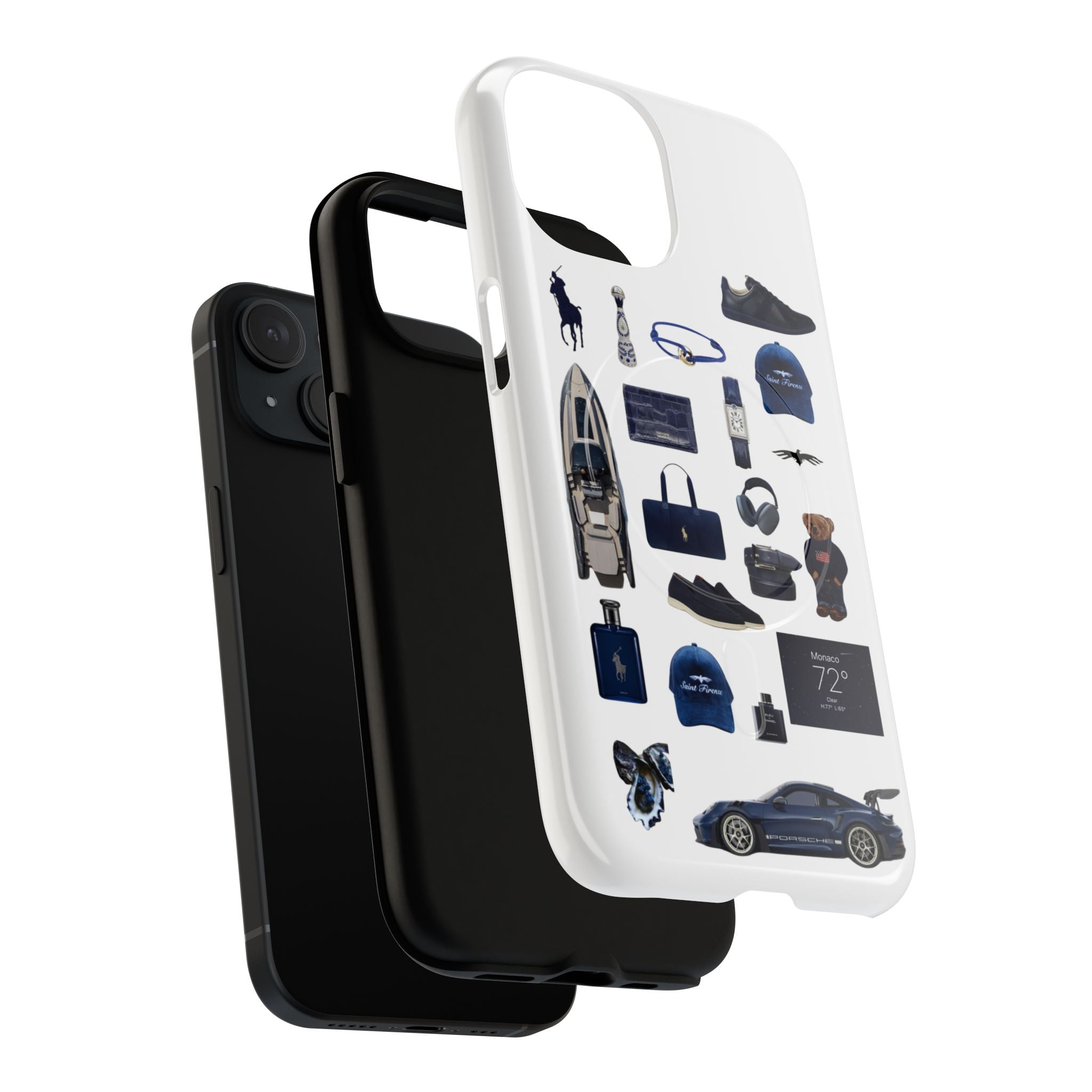 SAEVO Riviera Blue Magnetic iPhone Case