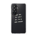 Abu Dhabi Love Clear Case