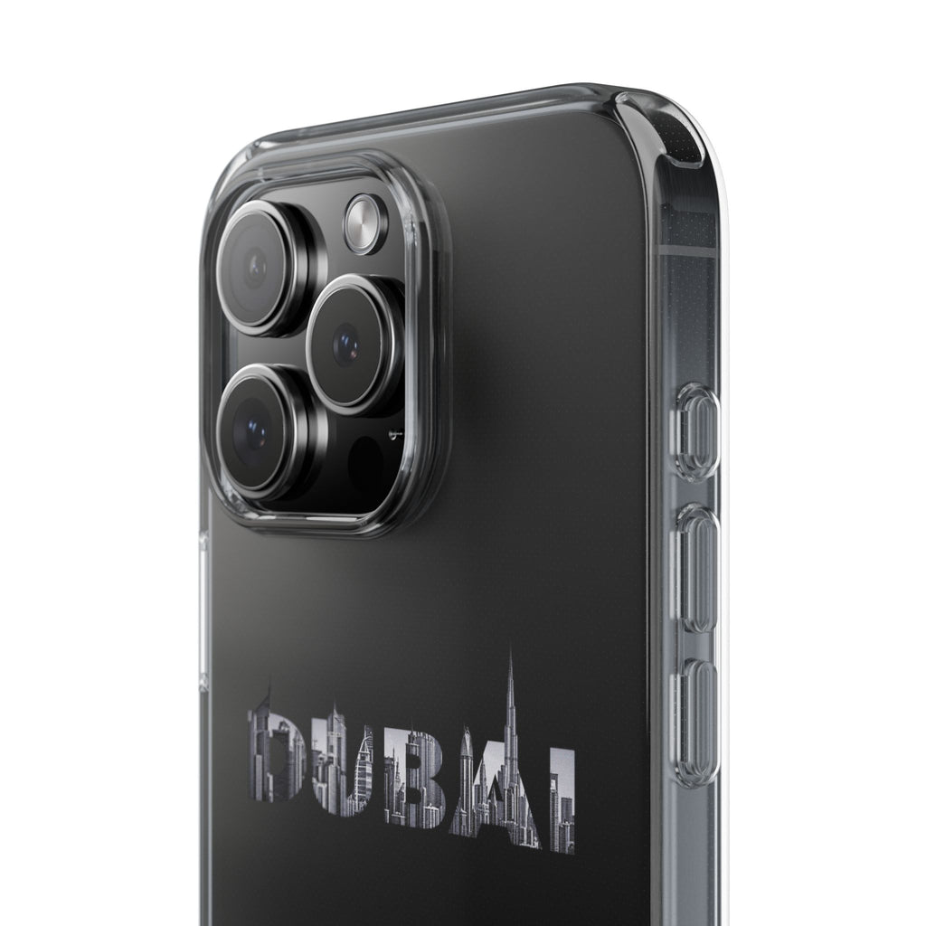 Dubai Skyline Clear Impact-Resistant Case