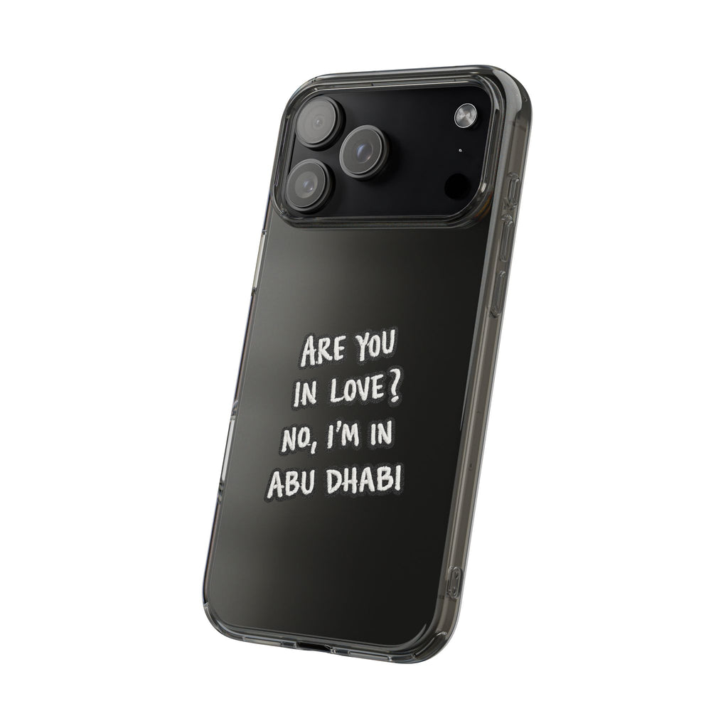 Abu Dhabi Love Clear Case