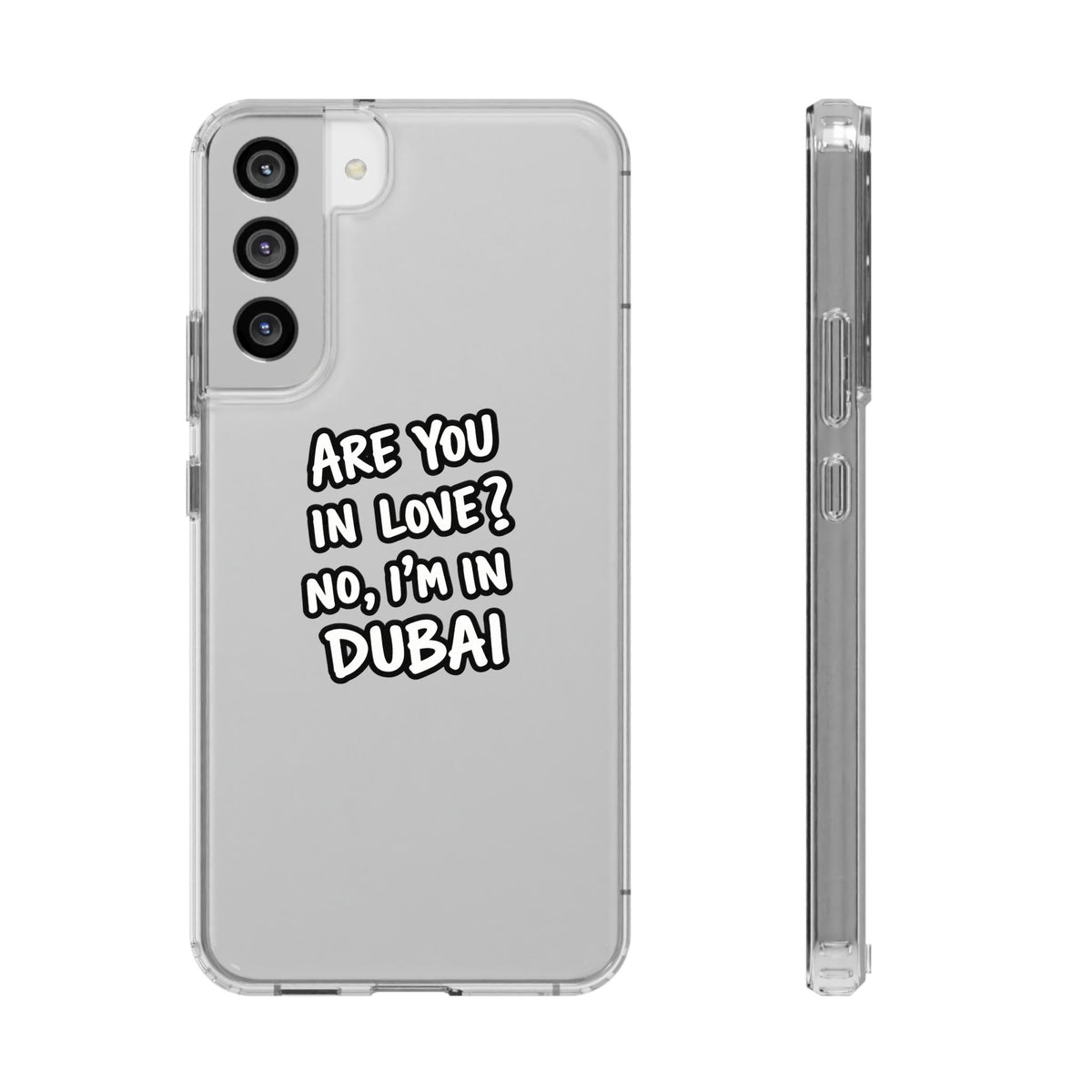 Dubai Love Clear Impact-Resistant Case