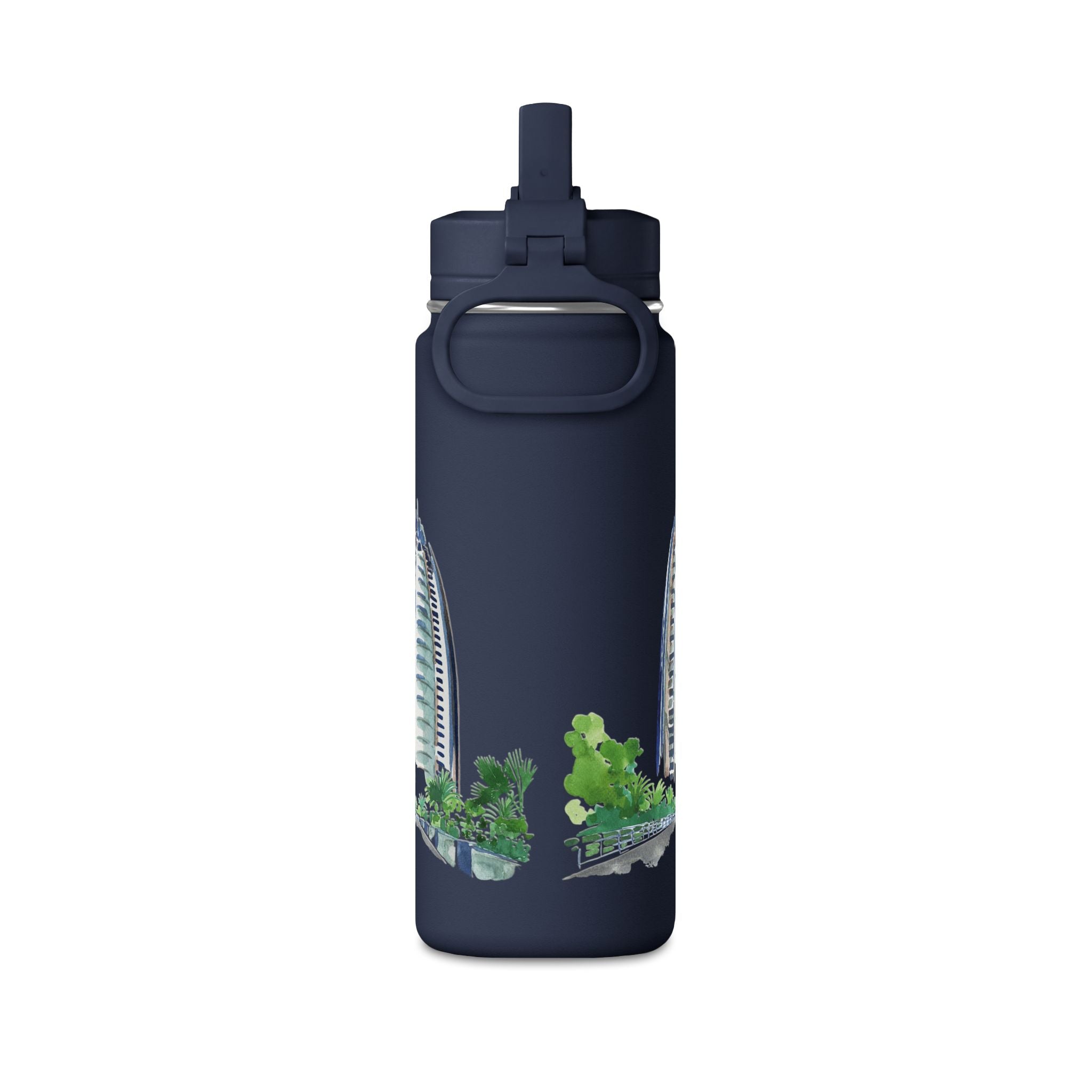 SAEVO Burj Al Arab Watercolor Mini Water Bottle – 0.6L