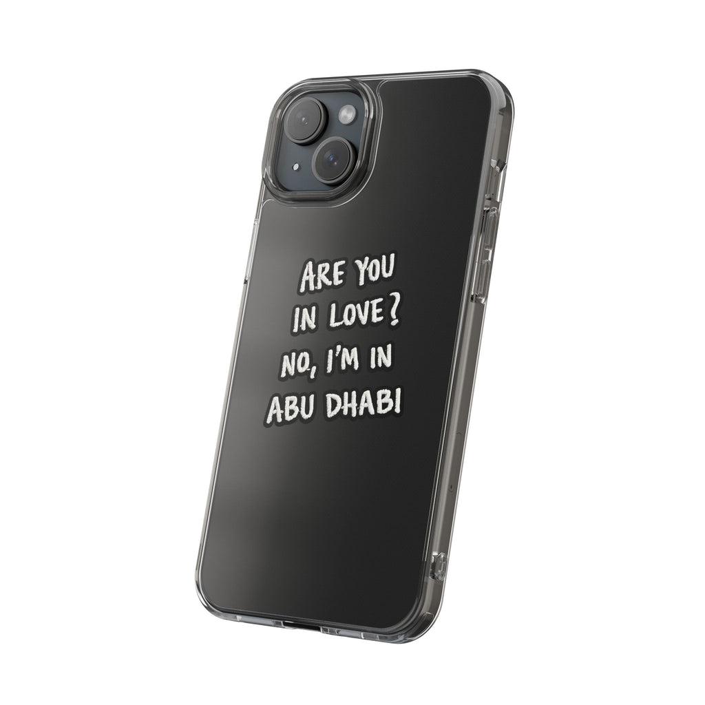 Abu Dhabi Love Clear Case