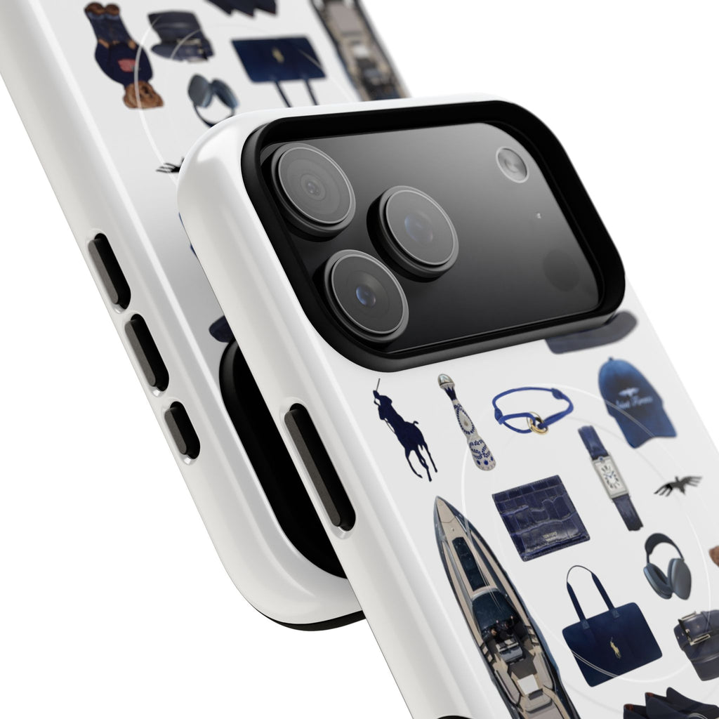SAEVO Riviera Blue Magnetic iPhone Case