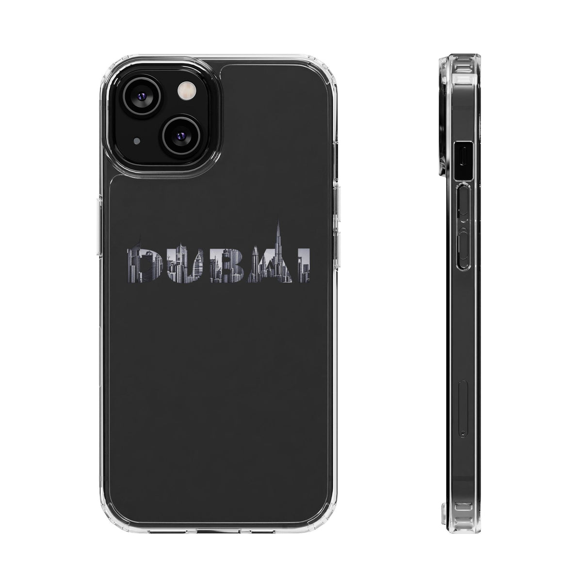 Dubai Skyline Clear Impact-Resistant Case