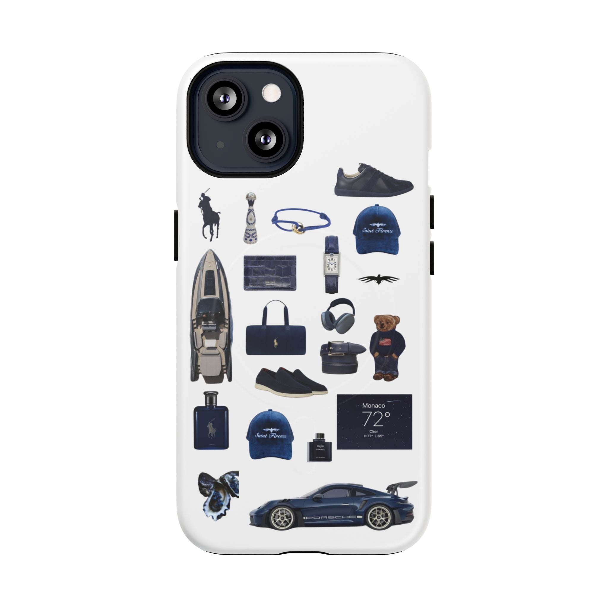 SAEVO Riviera Blue Magnetic iPhone Case