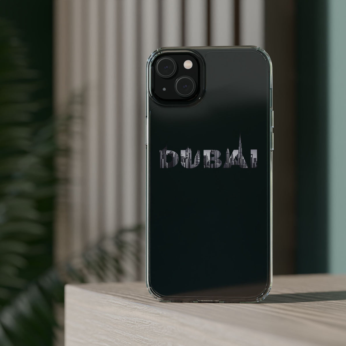 Dubai Skyline Clear Impact-Resistant Case