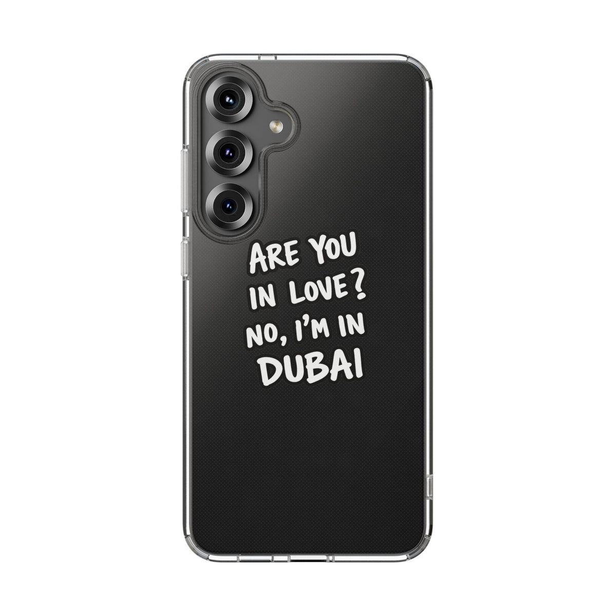 Dubai Love Clear Impact-Resistant Case