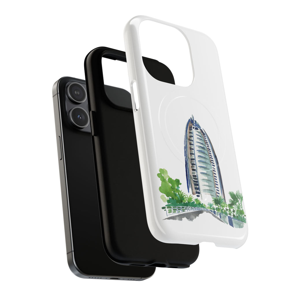 SAEVO Burj Al Arab Watercolor Magnetic iPhone Case