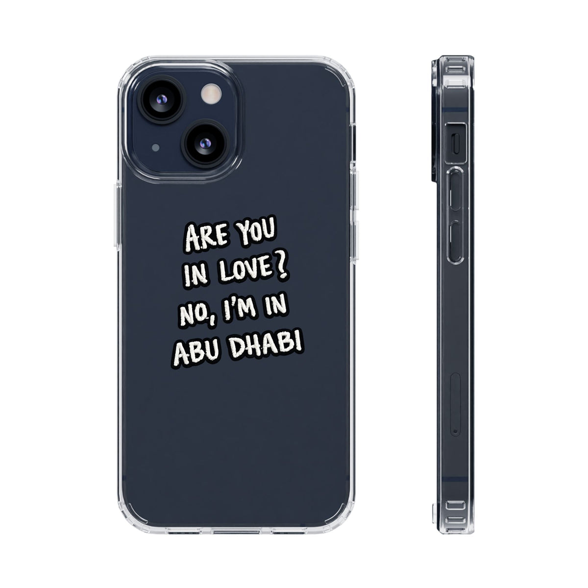Abu Dhabi Love Clear Case