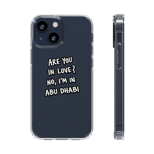 Abu Dhabi Love Clear Case