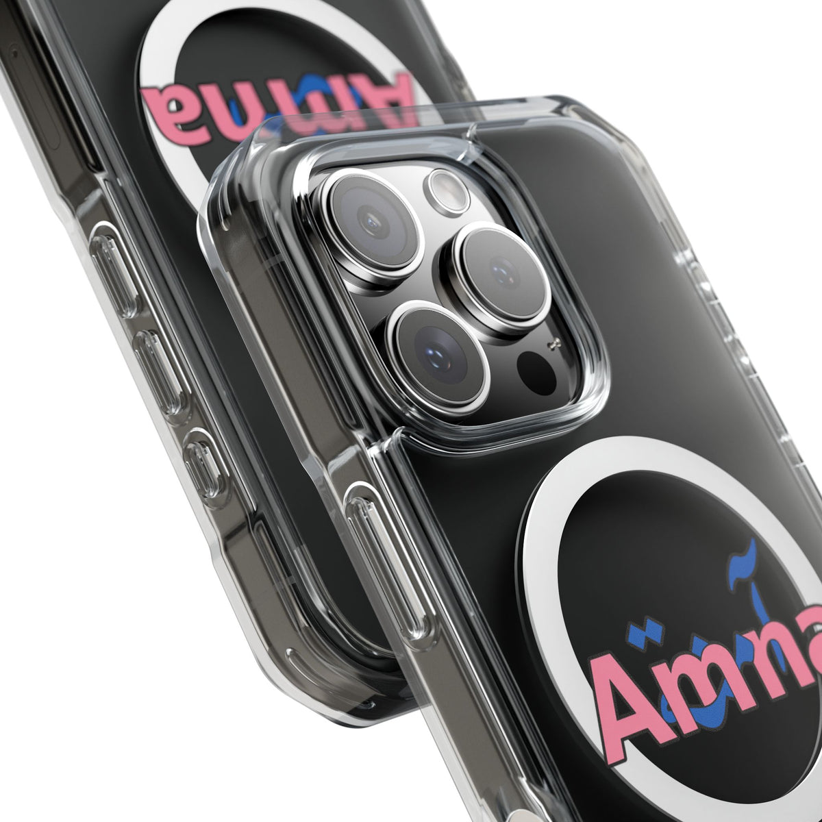 Amna Magnetic Clear iPhone Case