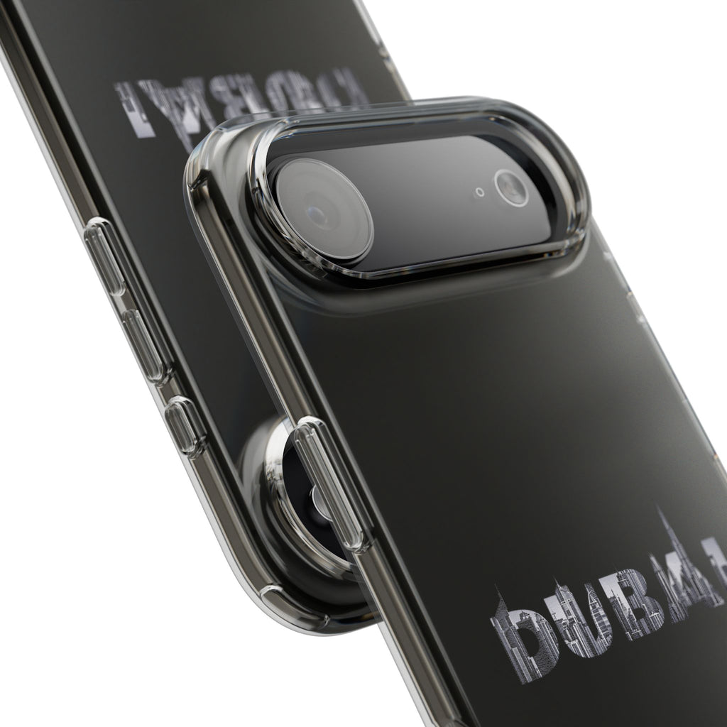 Dubai Skyline Clear Impact-Resistant Case