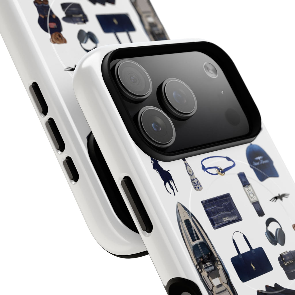 SAEVO Riviera Blue Magnetic iPhone Case