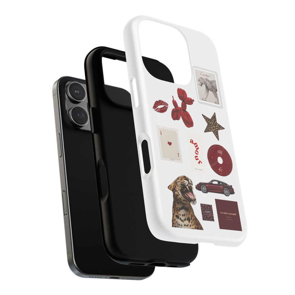 SAEVO Crimson Instinct Magnetic iPhone Case