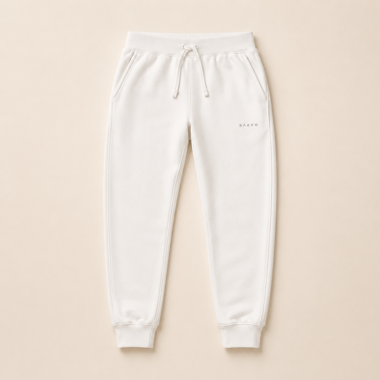 The SAEVO White Sweatpants