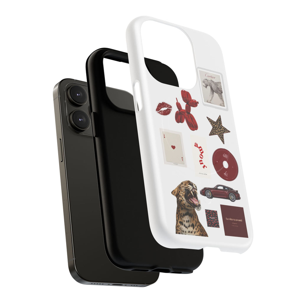 SAEVO Crimson Instinct Magnetic iPhone Case