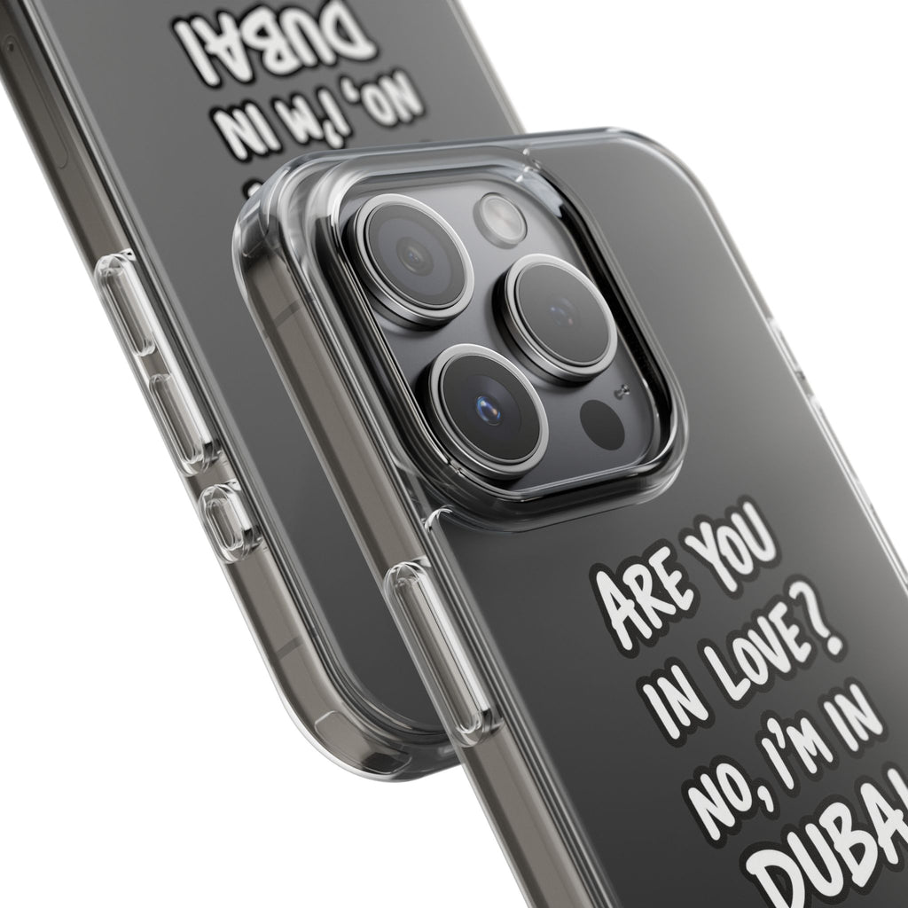 Dubai Love Clear Impact-Resistant Case