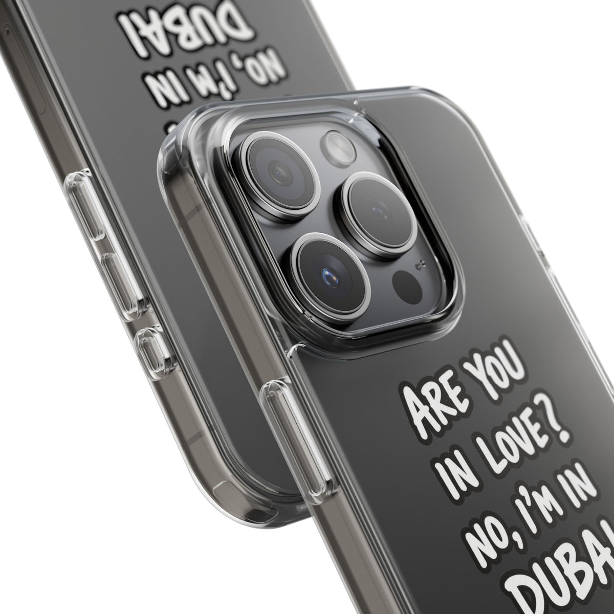 Dubai Love Clear Impact-Resistant Case