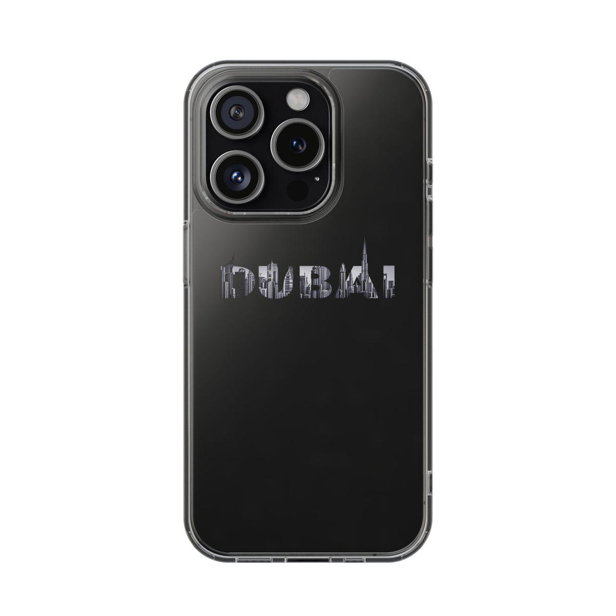 Dubai Skyline Clear Impact-Resistant Case