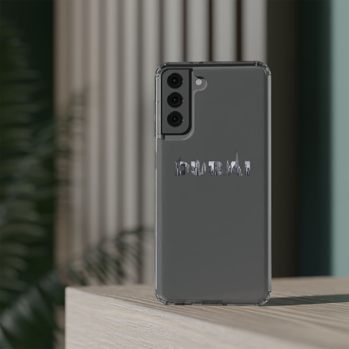 Dubai Skyline Clear Impact-Resistant Case