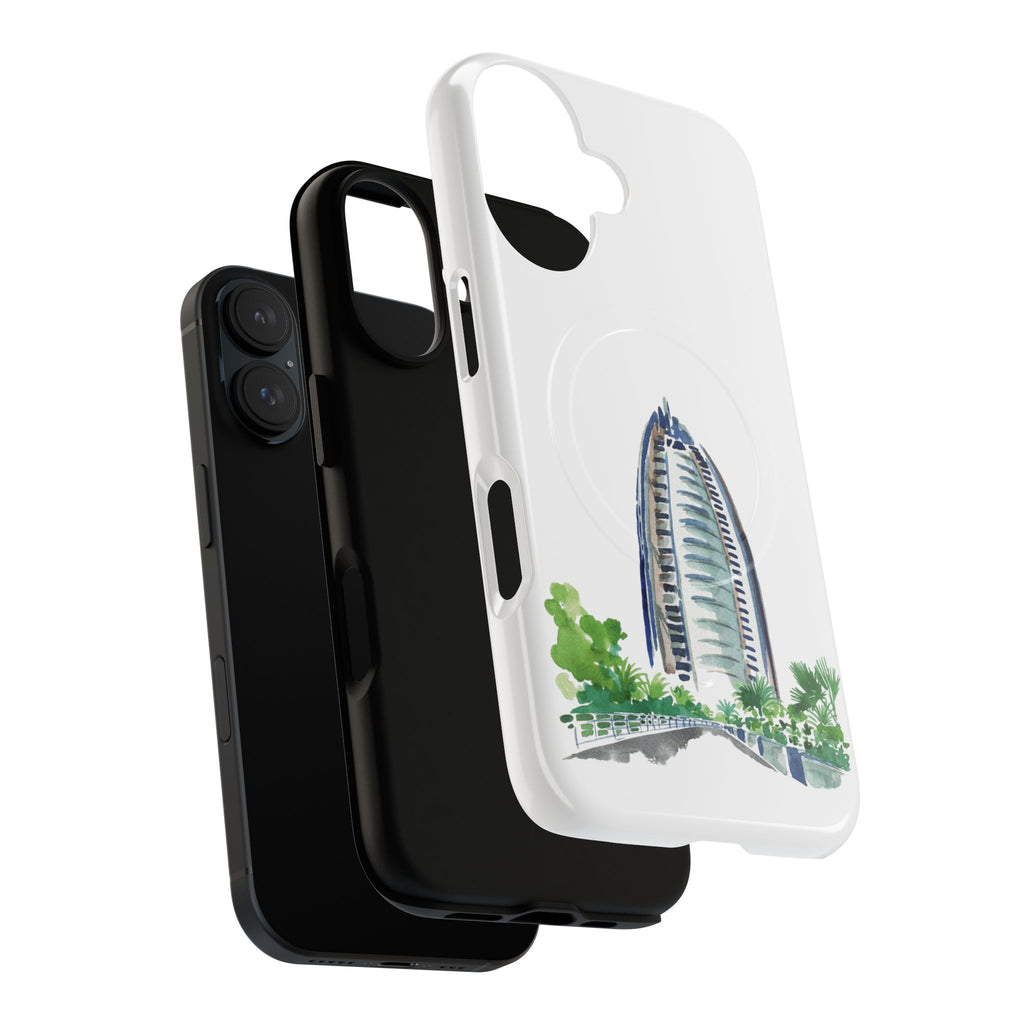 SAEVO Burj Al Arab Watercolor Magnetic iPhone Case
